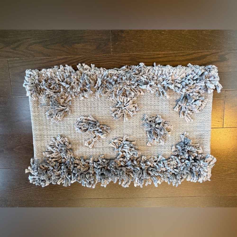 Arhaus Gray Deshler Lumbar Pillow Cover